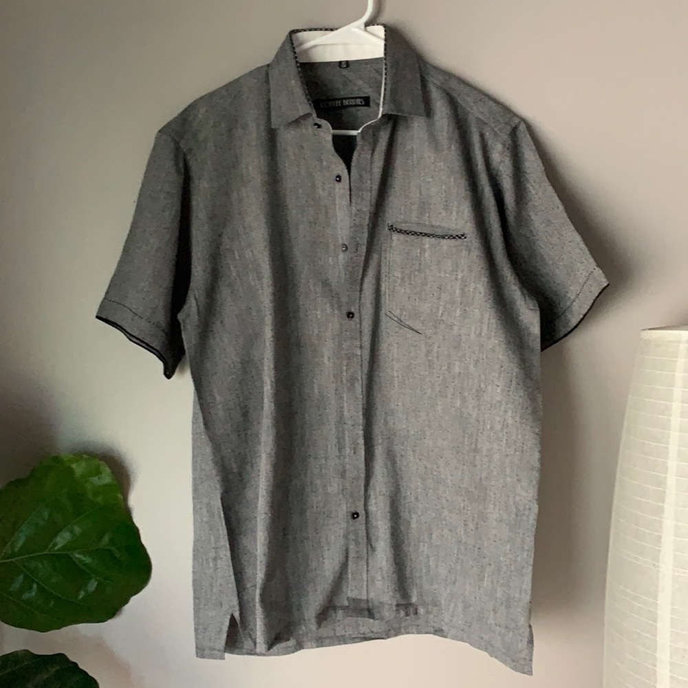 Coffee Berries Men’s Button Down